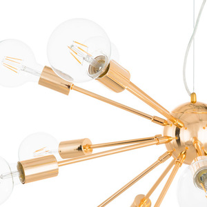 Pendul Italux Golden Theo 18xE27 auriu oțel, D64 cm, AD20000-18 small 2