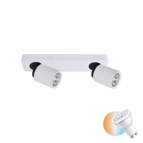 Verifica Spoturi Italux Lucien GU10 2x35W alb sablat FH31312A11