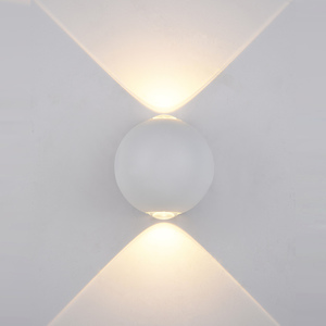 Lampa de perete exterior LED Italux Carsoli alb IP54 4W PL-308W small 0
