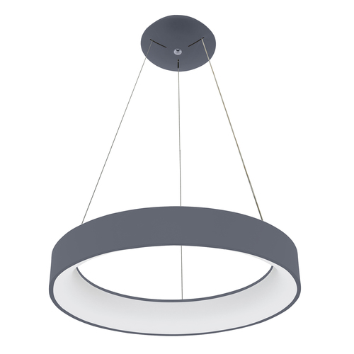 Verifica Lampă suspendată Italux Chiara LED gri acrilic 60 cm 3945-842RP-GR-3