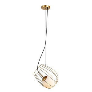 Lampă suspendată Italux Melissa E27 aur 23 cm MDM-3943/1 GD small 1