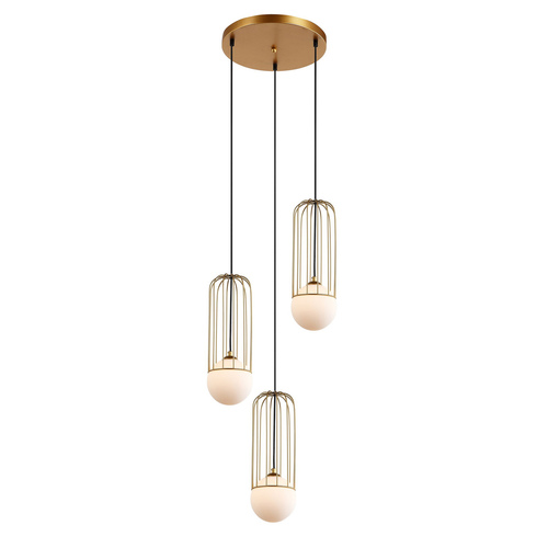 Verifica Pendul Italux Simon 3xG9 aur alb sticlă MDM-3938/3 GD