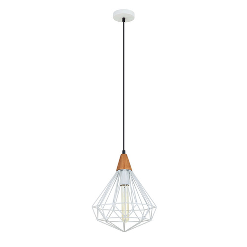 Verifica Lampă suspendată Italux Maelle White alb E27 MDM-2591/1S WH