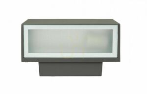 Aplică de perete exterior SU-MA ZEN gri închis IP54 18W ZN-K100 small 1
