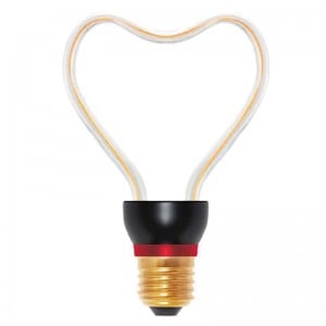 Bec decorativ LED Art Heart, 8W, E27 small 0