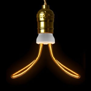 Bec LED Art Butterfly decorativ, 12W, E27 small 1