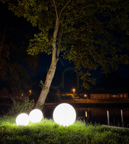 Verifica Set de globuri de grădină Luna Ball White, 30/40/50 cm, LED E27, LBS304050